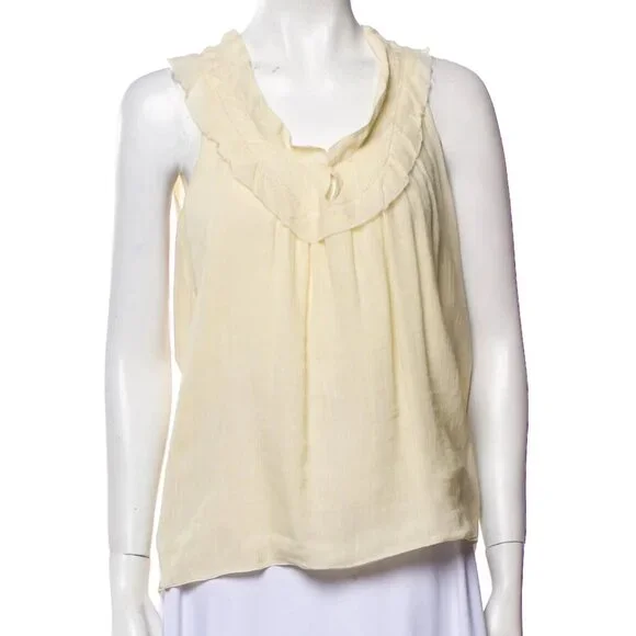 Rochas Silk Scoop Neck Blouse - Picture 1 of 3